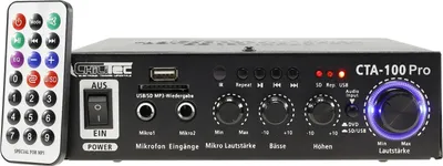 Immagine prodotto di Amplificatore HiFi Bluetooth 100W, funzionamento 230V/12V