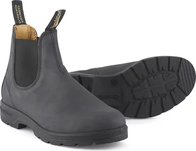 Produktbild von Blundstone Blundstone 587 Rustic Schwarz Leather (550 Series) Rindsleder Größe: 47 Schmal