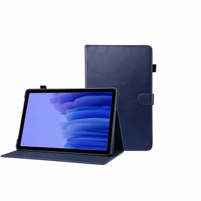 Produktbild von Schutzhülle für Samsung Galaxy Tab A7 10.4" Zoll SM-T500 T505 T507 2020 2022 Smart Cover Etui Tasche Hülle Auto Wake up - BLAU