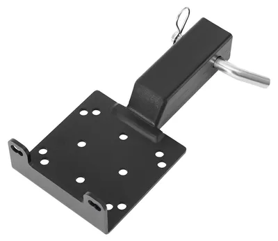 Immagine prodotto di VEVOR Supporto per Verricello per Veicoli, Capacità di Carico di 1633 kg Attacco per Verricello per Gancio di Traino con Ricevitore da 50,8 mm Acciaio Verniciato a Polvere, per Pick-Up ATV UTV, Nero