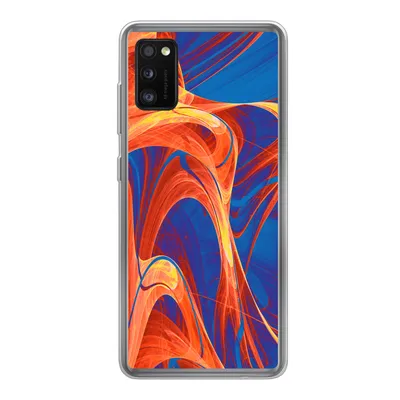 Produktbild von MuchoWow® Handyhülle Schutzhülle Hülle für Samsung Galaxy A41 Kunst - Wellen - Farbe - Psychedelisch Silikon Softcase Handy Hülle - Mobiltelefon