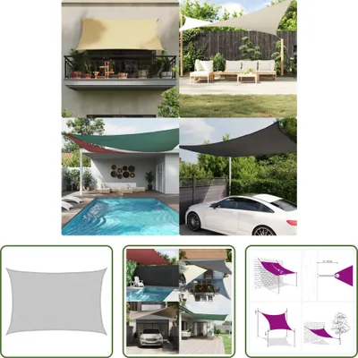Zdjęcie produktu dla The Living Store Markiza jasnoszara 4x3 m 100% poliester Oxford