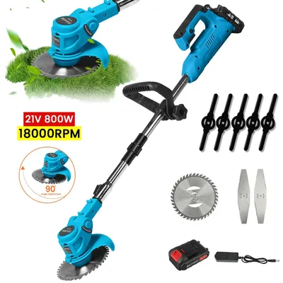 Immagine prodotto di Tagliasiepi a batteria - Tagliabordi manuale - Altezza regolabile - 18.000 giri al minuto - 2 batterie