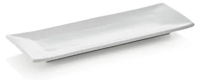 Produktbild von 24x Sushi Board, 26,5 x 9 x 2 cm, Platte, Teller, Porzellan, weiß