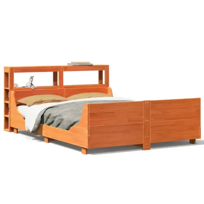 Obrázok produktu pre Posteľ bez matraca voskový 150x200 cm masívna borovica