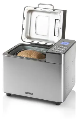 Obrázek produktu pro Domo B3971, 1 kg, Časovač odloženého startu, Skleněný průzor, Variabilní kontrola propečení kůrky, Funkce uchování teploty, Nerezová ocel