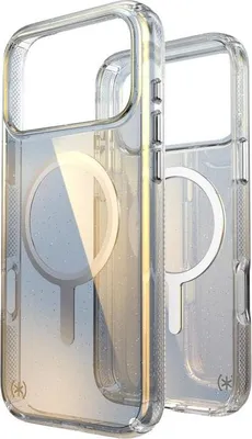 Produktbild von Speck Presidio Lux MagSafe - iPhone 17 Pro Max Tasche (Hyper Mirror Glitter / Silber Metallic)