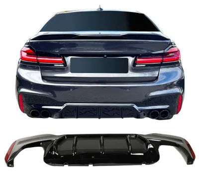 Image de Diffuseur de pare-chocs arriére look sport pour BMW Series 5 G30 / G31 2017-2020