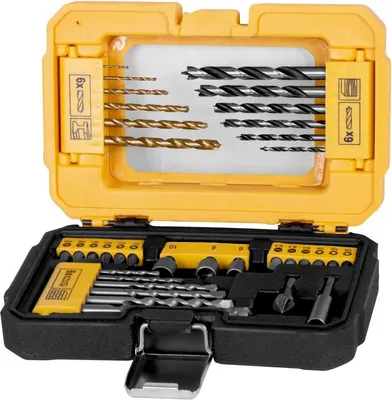 Produktbild von Satz Bohrer und Bits Strend Pro, im Koffer, 35 Stk. + Bithalter