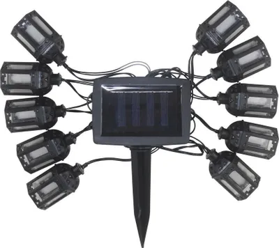 Obrázek produktu pro Strend Pro Zahradní řetěz, lucerna, solární, 10x LED, 1,8+2 m