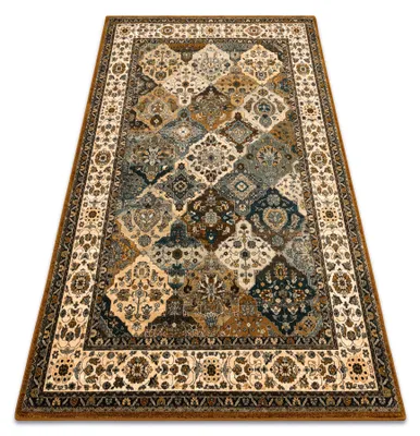 Imagen del producto de Alfombra de lana POLONIA Samari Ornamento jadeit marrón 235x350 cm