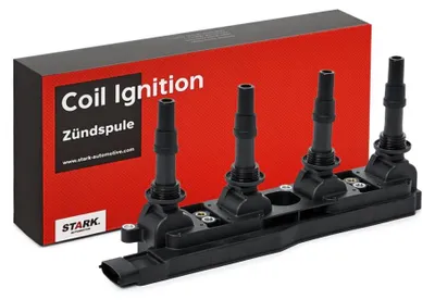Produktbild von STARK SKCO-0070032 Zündspule 12V für OPEL Corsa C Schrägheck (X01) Meriva A (X03) Astra H Caravan (A04) Astra H Schrägheck (A04) Astra G CC (T98)