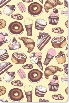 Produktbild von MuchoWow® Mauspad Mousepad Mädchen - Essen - Kuchen - Muster - Mädchen - Kinder - Mädchen 40x60 cm - Mousepads - Maus Mat - Pad - Mausunterlage - Schreibtisch Accesoire