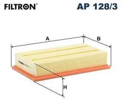 Produktbild von Luftfilter FILTRON AP 128/3 für LAND ROVER Range Rover V (L460) Filtereinsatz