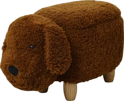 Produktbild von SVITA Tierhocker Stauraum Kinderhocker Sitzhocker Kinderzimmer Pudel