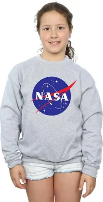 Immagine prodotto di NASA - Felpa Logo per bambina BI2206 (116) (Grigio)