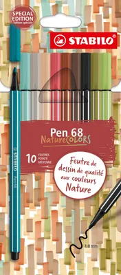 Immagine prodotto di STABILO - Pennarello a punta grossa - Penna 68 NatureCOLORS