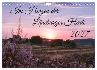 Produktbild von Im Herzen der Lüneburger Heide (Wandkalender 2027 DIN A4 quer), CALVENDO Monatskalender