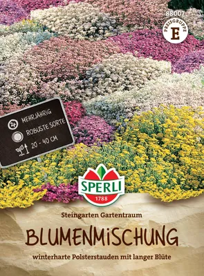 Produktbild von SPERLI Blumensamen Gartentraum Steingarten 50 Pflanzen