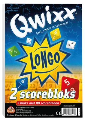 Immagine prodotto di Giochi White Goblin Qwixx Longo Bloks (ScoreBlocks aggiuntivi)