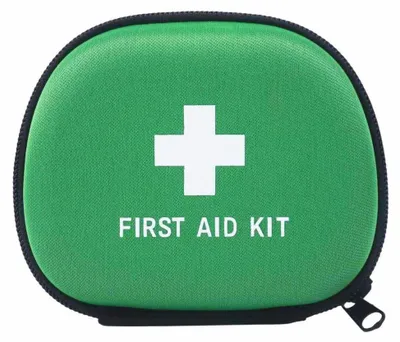 Produktbild von Erste-Hilfe-Tasche leer EVA Mini Pocket Hard Case Grün 12,8 x 10,2 x 4,5 cm