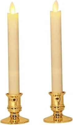 Image de INF Lot de 2 Bougies LED Effet Flamme avec Télécommande - Lumière Vacillante