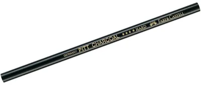 Image de FABER-CASTELL Kohlestift Pitt fettfrei schwarz hart