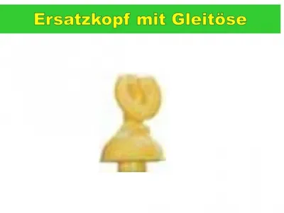 Produktbild von Ersatzkopf mit Gleitöse für Federstahlpfahl 7mm