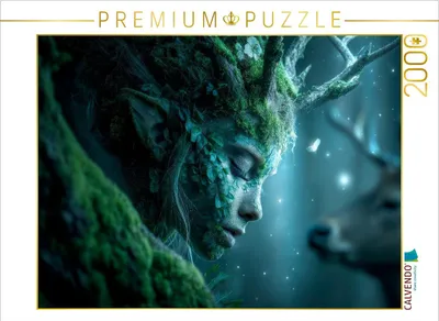 Produktbild von CALVENDO Puzzle Mystische Naturgöttin | 2000 Teile Lege-Größe 90x67cm Foto-Puzzle für glückliche Stunden
