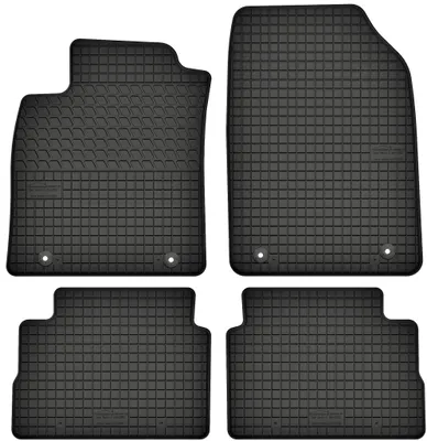 Produktbild von Gummimatten passend für  Opel Signum (2003-2008) Gummi Fußmatten Satz Schwarz + Stopper