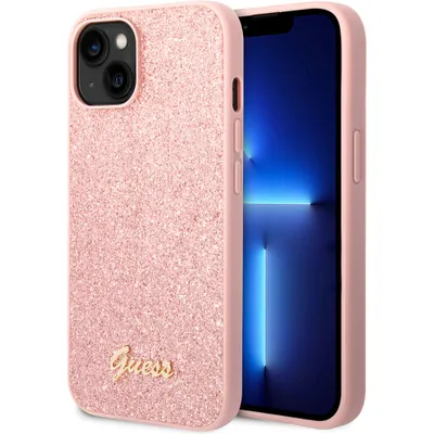 Image de Guess Guhcp14Mhggshp Iphone 14 Plus/ 15 Plus 6.7 Różowy/Pink Hard Case Glitter Script