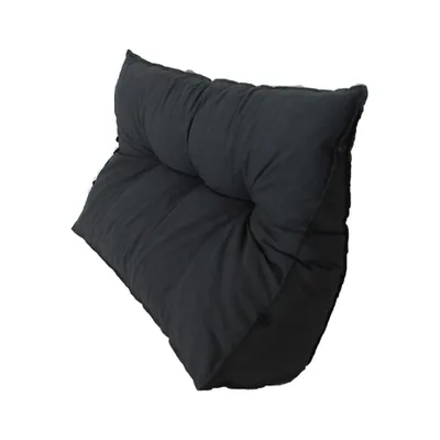 Produktbild von Keilkissen Rückenkissen Loungekissen, 80x50x20 cm, dunkelgrau