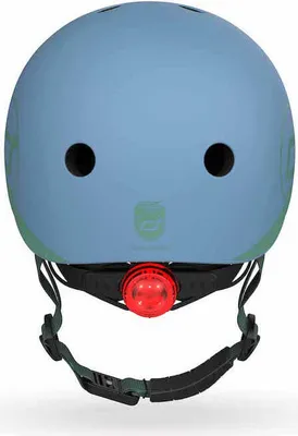 Scoot&Ride Baby Helm (XXS-S) - Farbe: steel