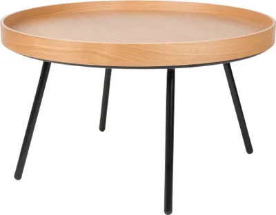 Produktbild von Zuiver Eichenholz Beistelltisch Rund 78 cm Eichenholz