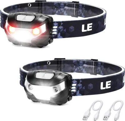 Immagine prodotto di Lighting EVER Lampada frontale - Super luminosa e impermeabile