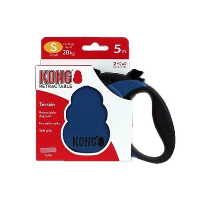 Obrázok produktu pre KONG Retractable Terrain Blue S vodítko pre psy