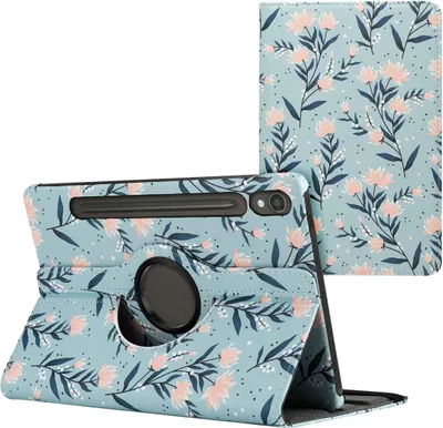Image de imoshion Bibliothèque design à 360° pour Samsung Galaxy Tab S9 11.0 pouces - Fleurs