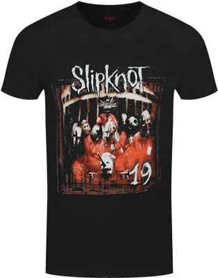 Produktbild von Slipknot - "Debut Album 19 Years" T-Shirt für Herren/Damen Uni RO1500 (S) (Schwarz)