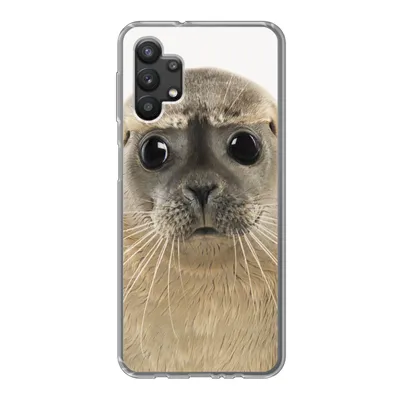 Produktbild von MuchoWow® Handyhülle Schutzhülle Hülle für Samsung Galaxy A32 5G Jungen - Robbe - Kinder - Mädchen - Tiere Silikon Softcase Handy Hülle - Softcase