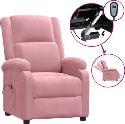 Obrázok produktu pre vidaXL Relaxačné kreslo Electric Pink Velvet