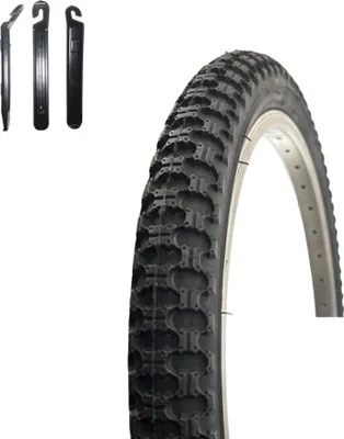 Zdjęcie produktu dla 1 x opona rowerowa VEE Rubber V024 20" czarna 57-406 (20 x 2,125) wraz z łyżką do opon