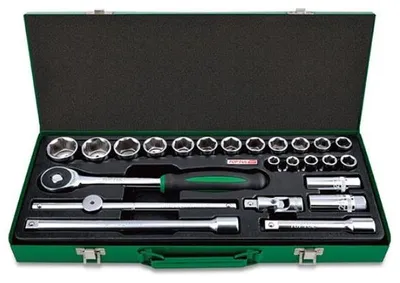 Produktbild von TOPTUL Steckschlüsselsatz Knarenkasten GCAD2407