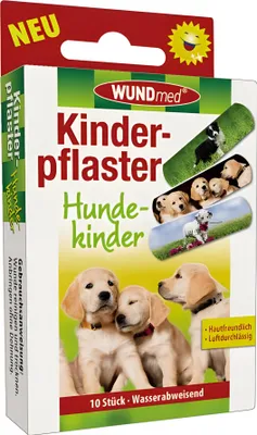 Produktbild von WUNDMED Kinderpflaster Hunde 10er