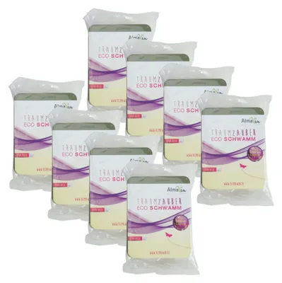 Produktbild von AlmaWin TraumZauber Eco Schwamm, 8 x 2 Stk