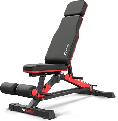 Produktbild von Hantelbank Klappbar, Trainingsbank für Home Gym, 10-Fach verstellbare Rückenlehne, Multifunktional Fitnessgeräte für Zuhause, Max. Belastbarkeit 300 kg