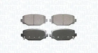 Produktbild von MAGNETI MARELLI Bremsbeläge Satz Hinten Bremsklötze für FIAT Freemont (345) 363916061273