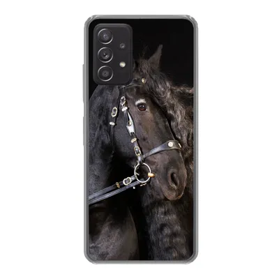 Produktbild von MuchoWow® Handyhülle Schutzhülle Hülle für Samsung galaxy a73 Pferd - Halfter - Mähne Silikon Softcase Handy Hülle - Handyhülle
