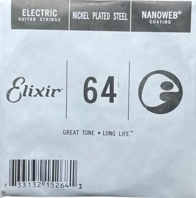 Produktbild von Elixir 15264 Nanoweb Nickel - Einzelsaite 064