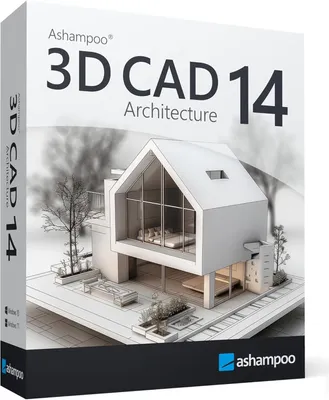Produktbild von 3D CAD 14 Architecture 2D / 3D Architektur für Hausplaner, Grundrisse, Wohnungen für Windows 11, 10, 8., 7