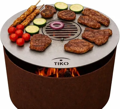 Produktbild von Plancha Grillplatte ? 80 cm mit Grillrost aus 5 mm Stahl